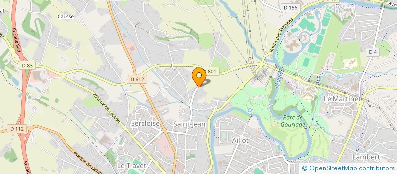 localisation de l'entreprise ARAN  CASTRES