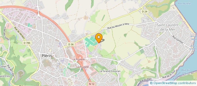 localisation de l'entreprise ARANA  PLERIN