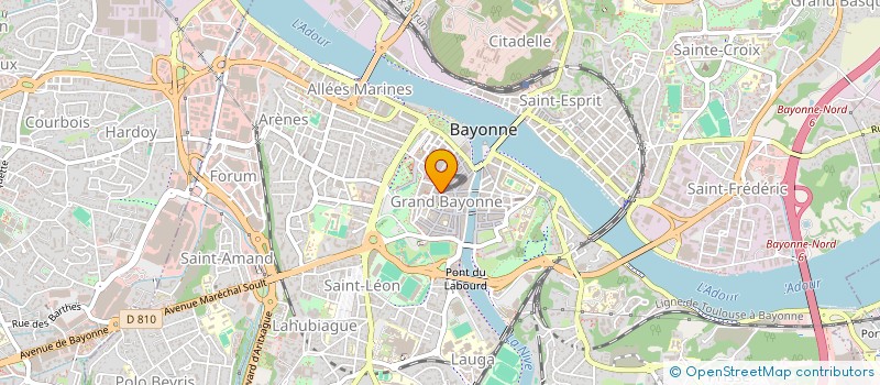 localisation de l'entreprise ARANA GOLF PROMOTIONS FRANCE  BAYONNE