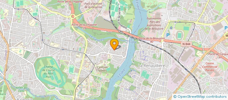 localisation de l'entreprise ARANAE à NANTES