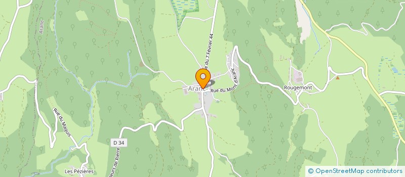 localisation de l'entreprise ARANC EVASION  ARANC