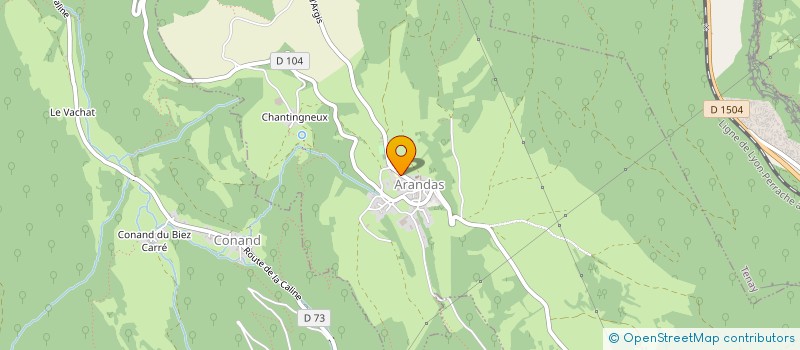 localisation de l'entreprise ARANDAS A2R à ARANDAS