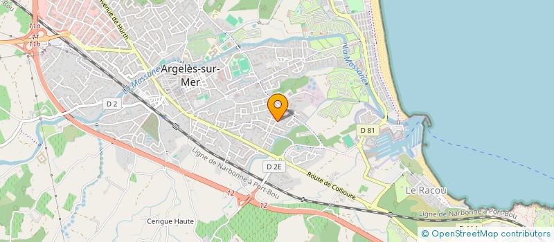 localisation de l'entreprise ARANDELOUTZ à ARGELES-SUR-MER