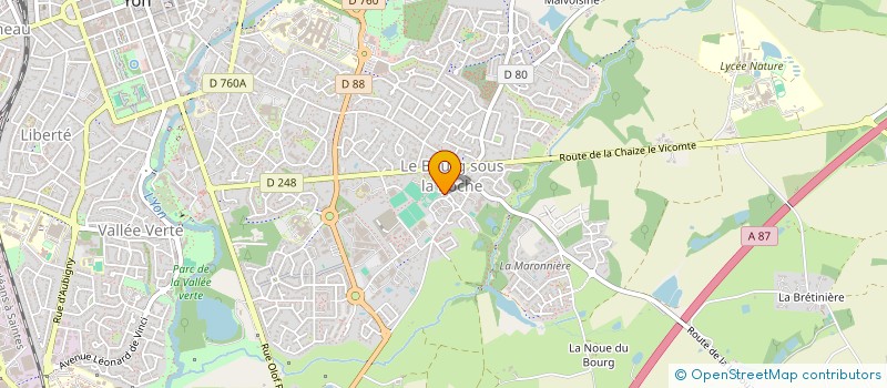 localisation de l'entreprise ARANTELE à ROCHE SUR YON (LA)