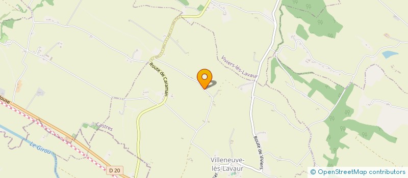 localisation de l'entreprise ARANVIELLE  VILLENEUVE-LES-LAVAUR