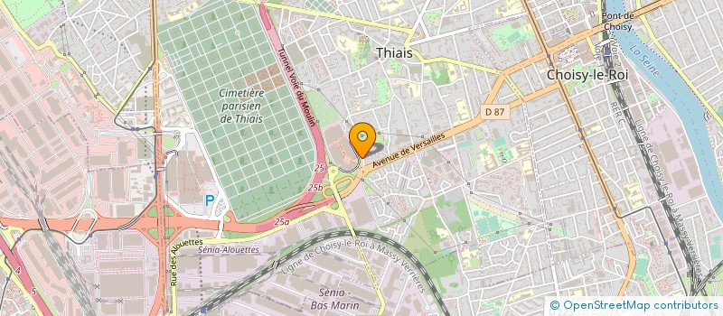 localisation de l'entreprise ARANY à THIAIS