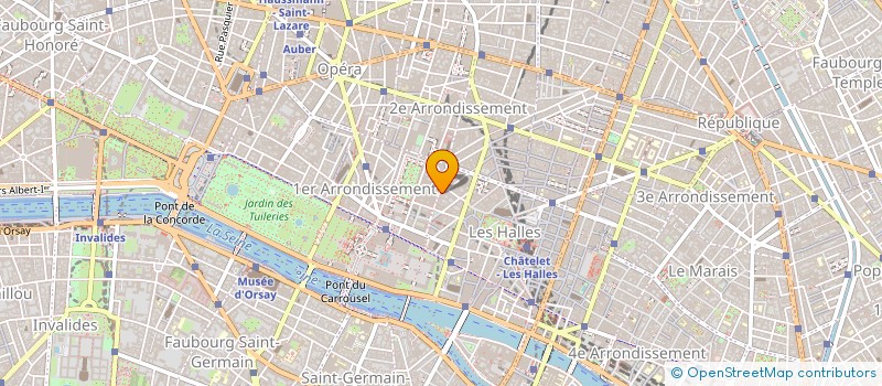 localisation de l'entreprise ARAOM  PARIS