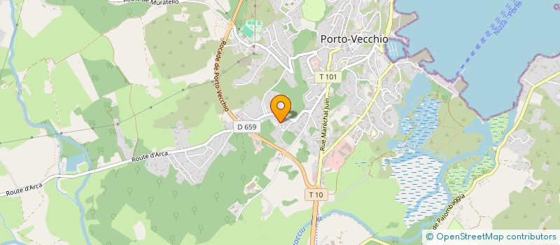 localisation de l'entreprise ARAPA PROD  PORTO-VECCHIO