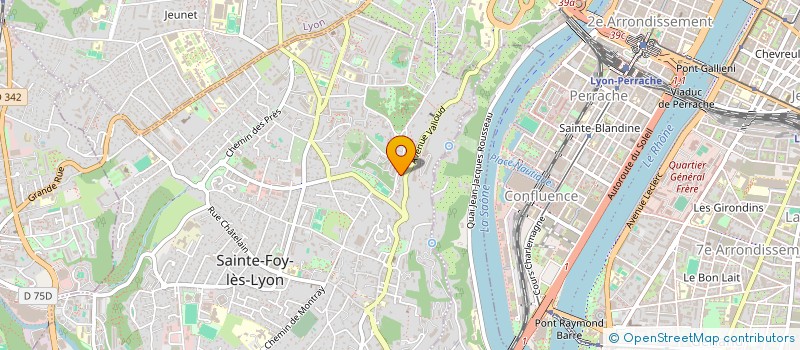 localisation de l'entreprise ARAPAID  SAINTE-FOY-LES-LYON