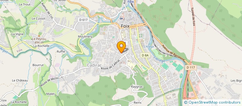 localisation de l'entreprise ARAPE à FOIX