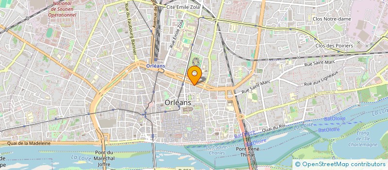 localisation de l'entreprise ARAPL GRAND CENTRE SOLUTIONS à ORLEANS
