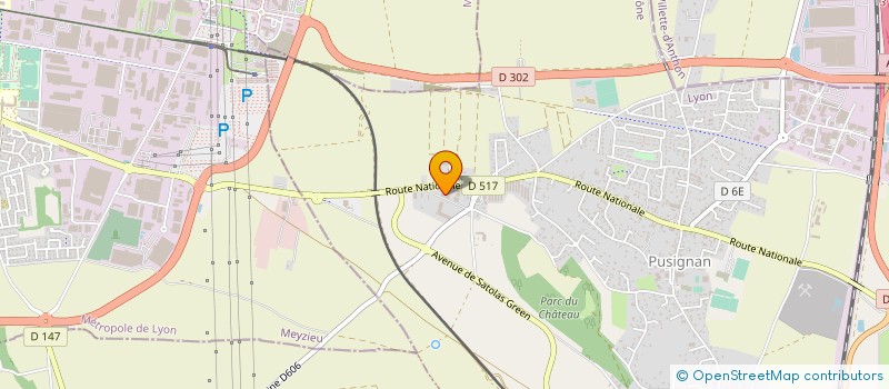 localisation de l'entreprise ARAPLAST  PUSIGNAN