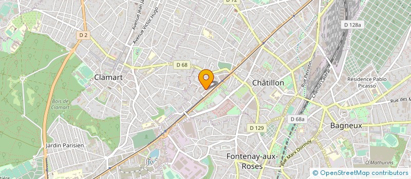 localisation de l'entreprise ARARAT à CHATILLON