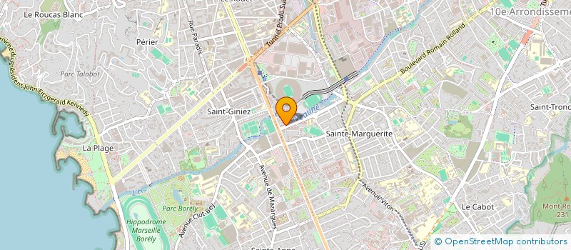 localisation de l'entreprise ARARAT à MARSEILLE