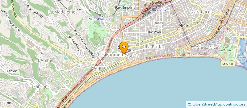 localisation de l'entreprise ARARAT à NICE