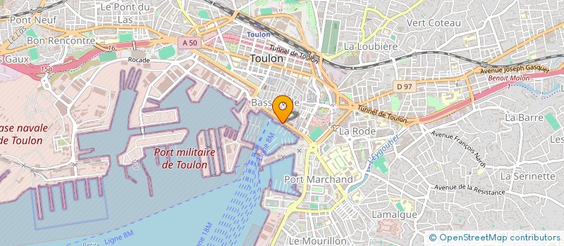 localisation de l'entreprise ARARAT  TOULON