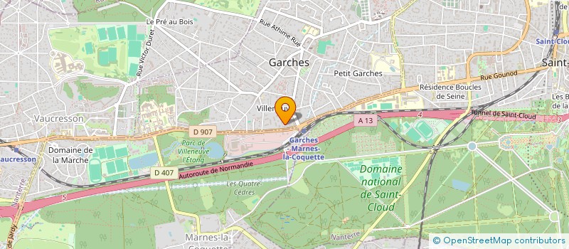 localisation de l'entreprise ARARAT à GARCHES