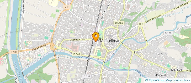 localisation de l'entreprise ARARAT à MONTELIMAR