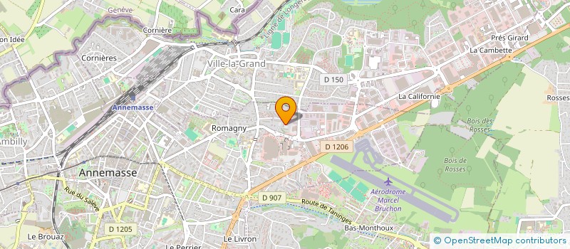 localisation de l'entreprise ARARAT à ANNEMASSE