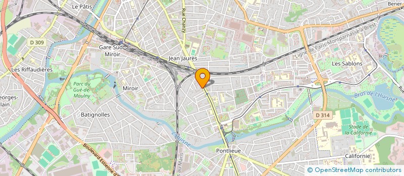 localisation de l'entreprise ARARAT IMMOBILIER à LE MANS