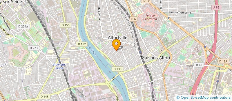 localisation de l'entreprise ARARAT SARL à ALFORTVILLE
