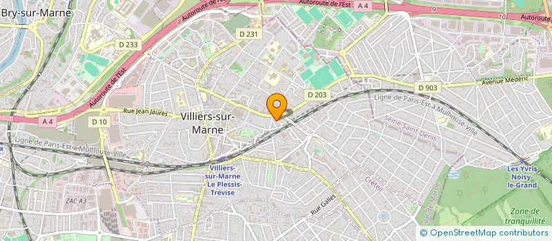 localisation de l'entreprise ARARAUNA  VILLIERS-SUR-MARNE