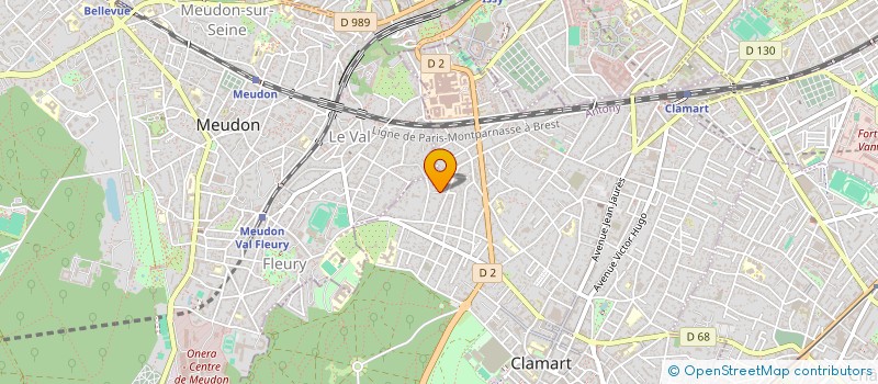 localisation de l'entreprise ARAS à CLAMART