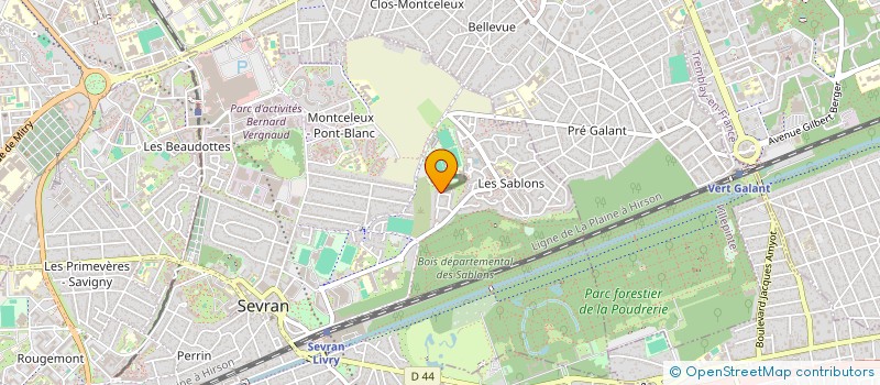 localisation de l'entreprise ARAS à SEVRAN