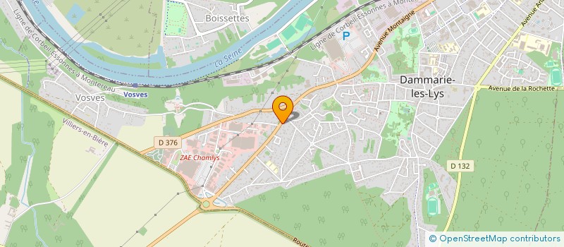 localisation de l'entreprise ARAS à DAMMARIE-LES-LYS