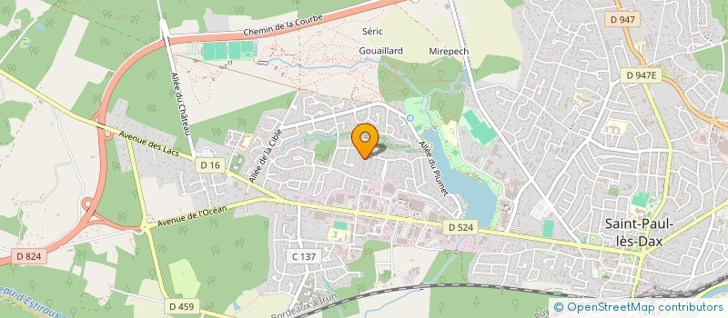localisation de l'entreprise ARAS ASSISTANCE RADIO AQUITAINE SECURITE à SAINT-PAUL-LES-DAX