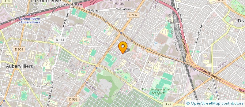 localisation de l'entreprise ARAS CONSTRUCTION à BOBIGNY