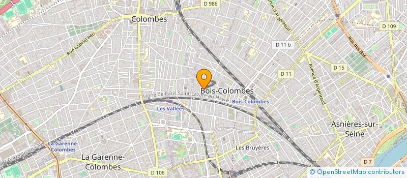 localisation de l'entreprise ARAS CONSULTING à BOIS-COLOMBES