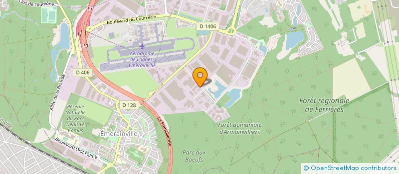 localisation de l'entreprise ARAS COUVERTURE à LOGNES