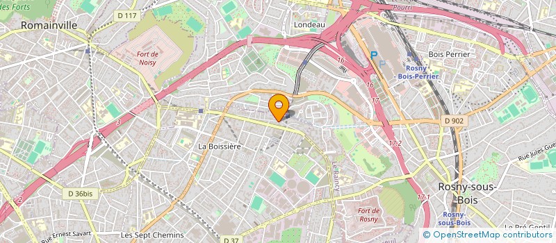 localisation de l'entreprise ARAS IMMO  MONTREUIL