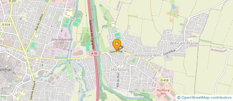 localisation de l'entreprise ARAS RESTAURANT  HORBOURG-WIHR