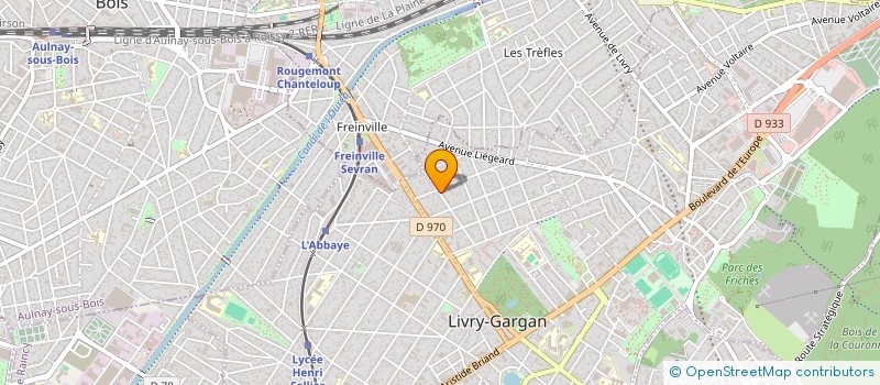 localisation de l'entreprise ARAS TREMBLAY à LIVRY-GARGAN