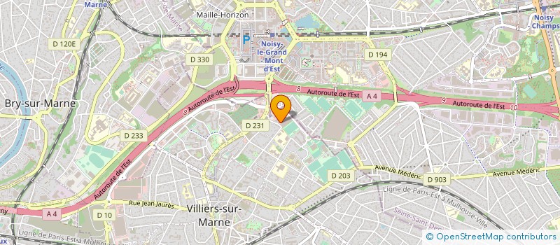 localisation de l'entreprise ARASALADAMAY à VILLIERS-SUR-MARNE