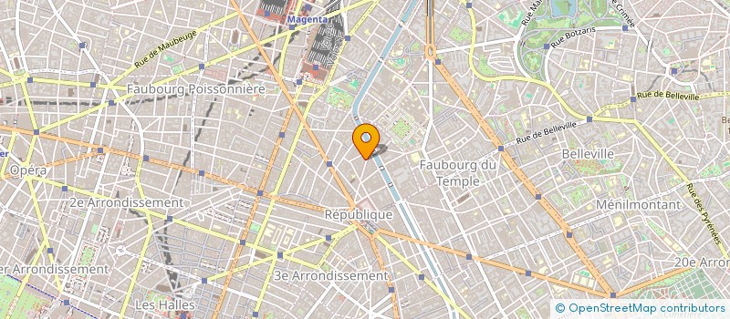 localisation de l'entreprise ARASH à PARIS