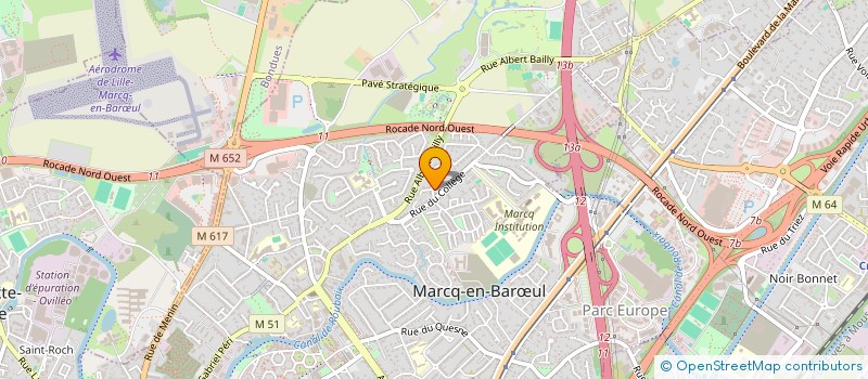 localisation de l'entreprise ARASO ADVICE à MARCQ-EN-BARŒUL