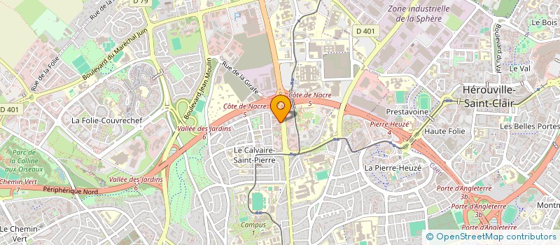 localisation de l'entreprise ARASS à CAEN