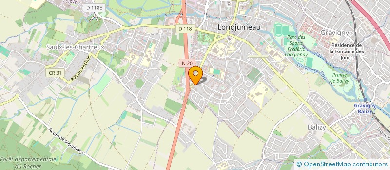 localisation de l'entreprise ARASS à LONGJUMEAU