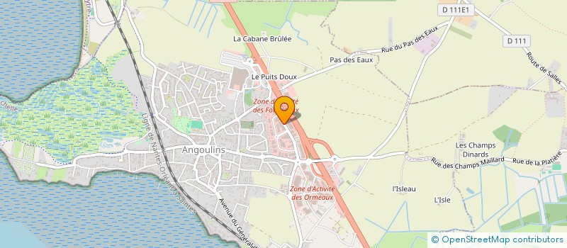 localisation de l'entreprise ARATI à ANGOULINS
