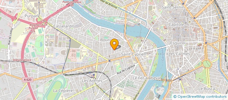 localisation de l'entreprise ARATIS à TOULOUSE