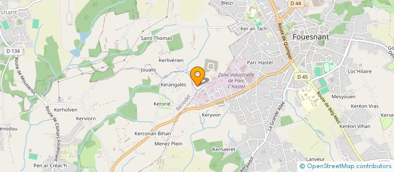 localisation de l'entreprise ARATS  PLEUVEN