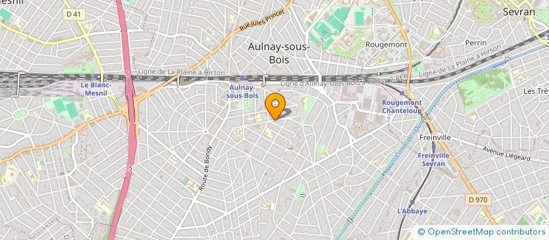 localisation de l'entreprise ARATUS FRANCE à AULNAY-SOUS-BOIS