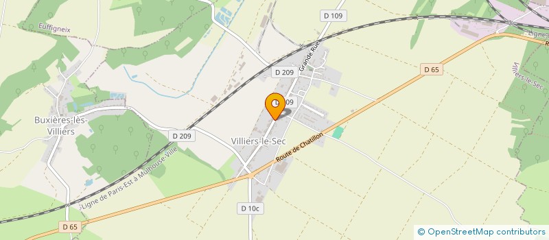localisation de l'entreprise ARAUCANA à VILLIERS-LE-SEC