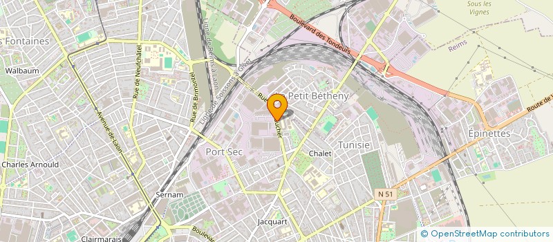 localisation de l'entreprise ARAUCARIA  REIMS