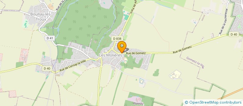 localisation de l'entreprise ARAUCARIA  LES MOLIERES