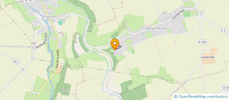 localisation de l'entreprise ARAUCARIA ET CIE  THIL-MANNEVILLE