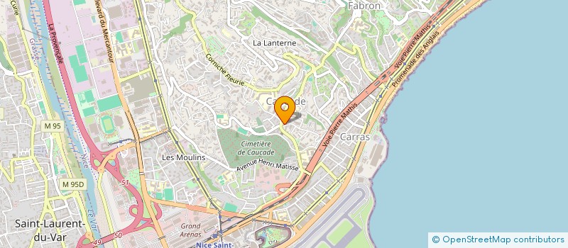 localisation de l'entreprise ARAUCARIA IMMOBILIER  NICE